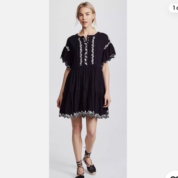 Free People Santiago Embroidered Dress - Picture 5 of 11